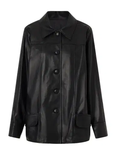 ANNA SUI Paneled Leather Jacket | Thumbnail 1 ANNA SUI Paneled Leather Jacket | Thumbnail 1