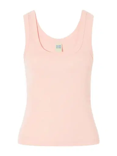 FLORE FLORE Hillie Organic Cotton-jersey Tank | Thumbnail 1 FLORE FLORE Hillie Organic Cotton-jersey Tank | Thumbnail 1