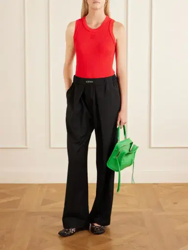 Loewe Petal Anagram Leather Ballet Flats | Thumbnail 4 Loewe Petal Anagram Leather Ballet Flats | Thumbnail 4