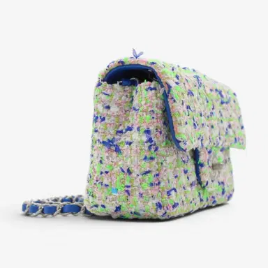 Chanel Chanel Classic Mini Multi Tweed Shoulder Bag by The Solist | Thumbnail 4 Chanel Chanel Classic Mini Multi Tweed Shoulder Bag by The Solist | Thumbnail 4