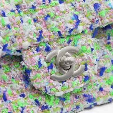 Chanel Chanel Classic Mini Multi Tweed Shoulder Bag by The Solist | Thumbnail 7 Chanel Chanel Classic Mini Multi Tweed Shoulder Bag by The Solist | Thumbnail 7