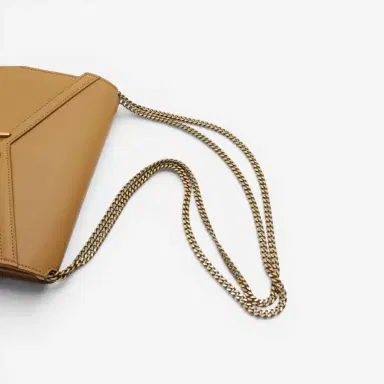 Saint Laurent Yves Saint Laurent Cassandra Beige Leather Shoulder Bag by The Solist | Thumbnail 4 Saint Laurent Yves Saint Laurent Cassandra Beige Leather Shoulder Bag by The Solist | Thumbnail 4