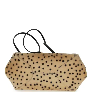 Chanel Chanel Cheetah Print Clutch with Leather Straps Light Beige Calf Hair, Black Leather Gold Hardware | Thumbnail 6 Chanel Chanel Cheetah Print Clutch with Leather Straps Light Beige Calf Hair, Black Leather Gold Hardware | Thumbnail 6