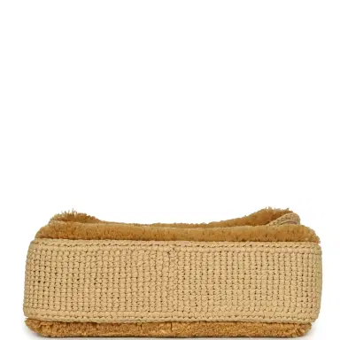 Chanel Chanel Medium "Fluffy Raffia" Flap Bag Beige Raffia Gold Hardware | Thumbnail 6 Chanel Chanel Medium "Fluffy Raffia" Flap Bag Beige Raffia Gold Hardware | Thumbnail 6