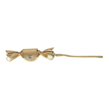 Chanel Chanel Mini Candy Bag Charm Light Gold Metallic Lambskin Silver Hardware | Thumbnail 6 Chanel Chanel Mini Candy Bag Charm Light Gold Metallic Lambskin Silver Hardware | Thumbnail 6