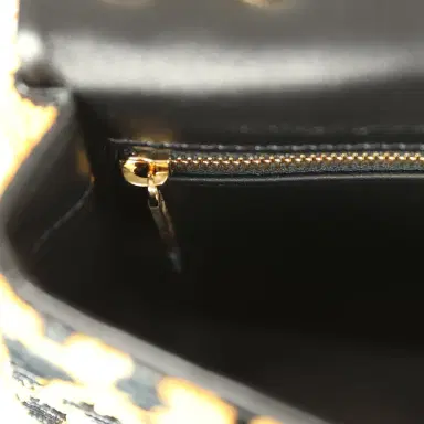Chanel Chanel Mini Cheetah Print Flap Bag Orange, Black Sequin Gold Hardware | Thumbnail 10 Chanel Chanel Mini Cheetah Print Flap Bag Orange, Black Sequin Gold Hardware | Thumbnail 10