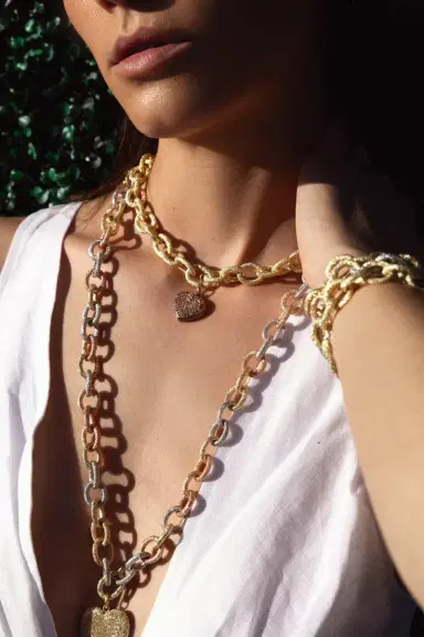 Carolina Bucci 1885 Links Long Necklace | Thumbnail 2 Carolina Bucci 1885 Links Long Necklace | Thumbnail 2