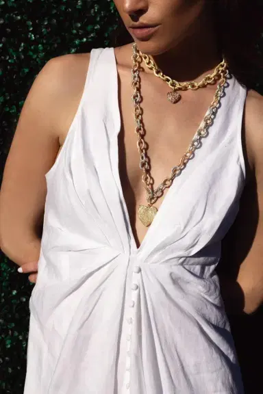 Carolina Bucci 1885 Links Long Necklace | Thumbnail 5 Carolina Bucci 1885 Links Long Necklace | Thumbnail 5