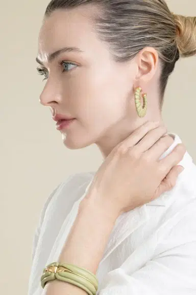 Gas Bijoux Almond Small Cyclade Earrings | Thumbnail 4 Gas Bijoux Almond Small Cyclade Earrings | Thumbnail 4