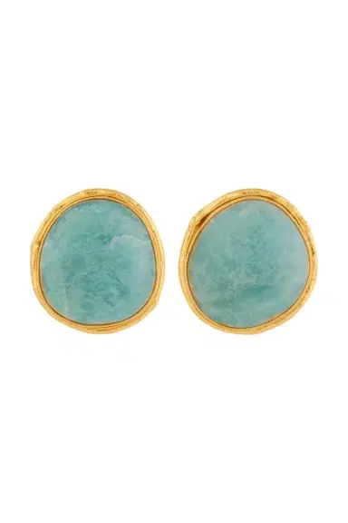 Sylvia Toledano Amazonite Macaron Earrings | Thumbnail 1 Sylvia Toledano Amazonite Macaron Earrings | Thumbnail 1