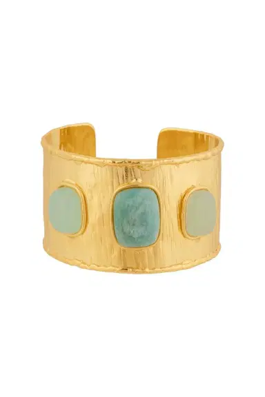 Sylvia Toledano Amazonite Onyx Cuff Bracelet | Thumbnail 1 Sylvia Toledano Amazonite Onyx Cuff Bracelet | Thumbnail 1