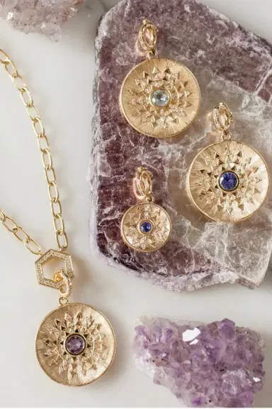 Harwell Godfrey Amethyst Major Sun Sign Medallion | Thumbnail 5 Harwell Godfrey Amethyst Major Sun Sign Medallion | Thumbnail 5