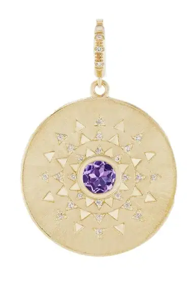 Harwell Godfrey Amethyst Major Sun Sign Medallion | Thumbnail 1 Harwell Godfrey Amethyst Major Sun Sign Medallion | Thumbnail 1