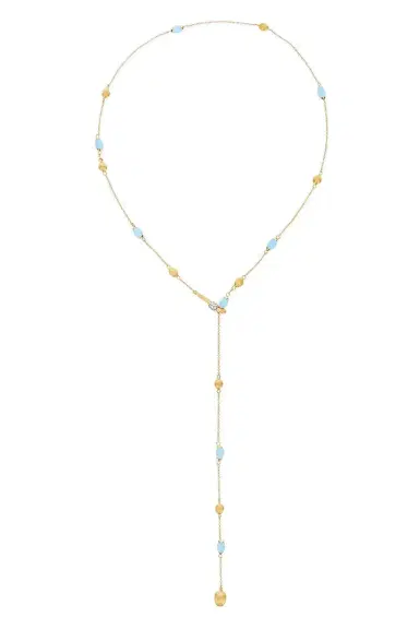 NANIS Aquamarine Diamond Soffio Necklace | Thumbnail 1 NANIS Aquamarine Diamond Soffio Necklace | Thumbnail 1