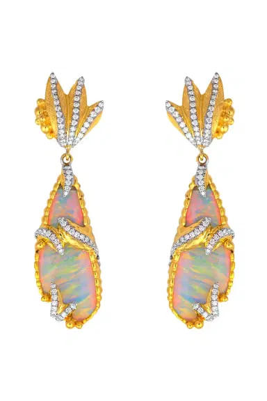 VICTOR VELYAN Australian Diamond Opal Earrings | Thumbnail 1 VICTOR VELYAN Australian Diamond Opal Earrings | Thumbnail 1