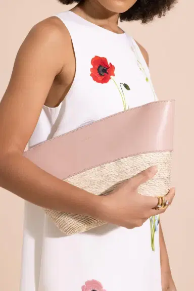 Altuzarra Basket Clutch - Blush Pink | Thumbnail 2 Altuzarra Basket Clutch - Blush Pink | Thumbnail 2