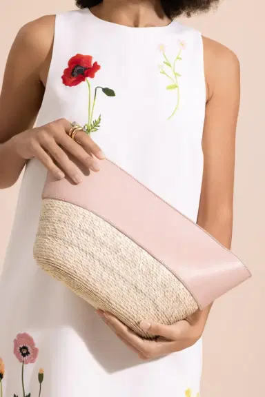 Altuzarra Basket Clutch - Blush Pink | Thumbnail 3 Altuzarra Basket Clutch - Blush Pink | Thumbnail 3