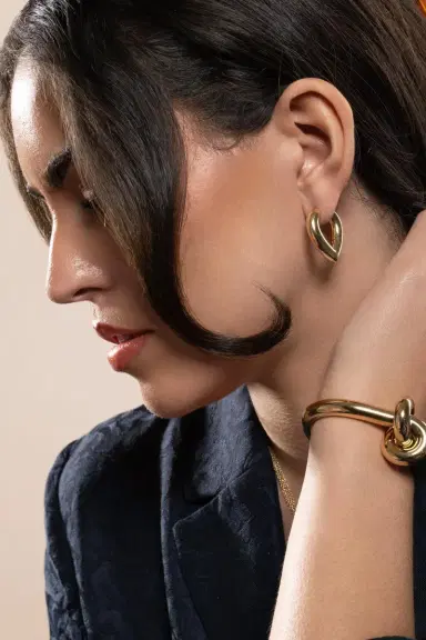 Engelbert 1920 Big Drop Link Earrings | Thumbnail 4 Engelbert 1920 Big Drop Link Earrings | Thumbnail 4