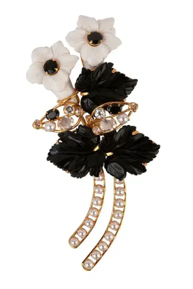 BOUNKIT JEWELRY Black Onyx Pearl Gaia Pin Pendant | Thumbnail 1 BOUNKIT JEWELRY Black Onyx Pearl Gaia Pin Pendant | Thumbnail 1
