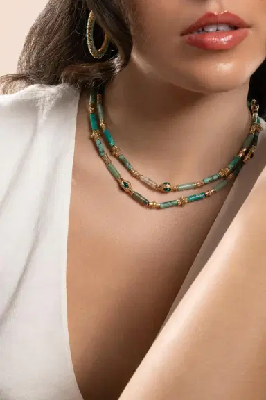 Gas Bijoux Blue Green Kali Necklace | Thumbnail 2 Gas Bijoux Blue Green Kali Necklace | Thumbnail 2