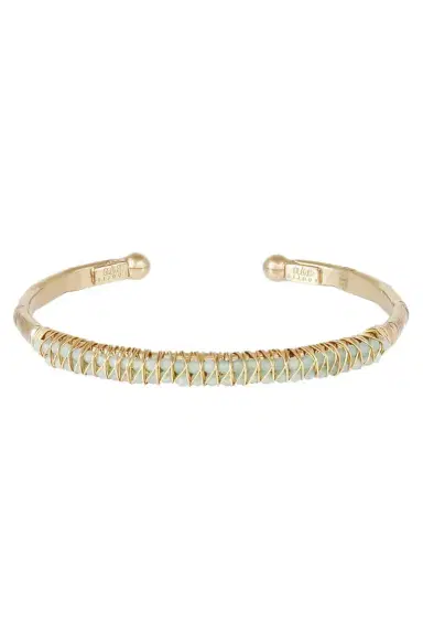 Gas Bijoux Blue Large Lyre Bracelet Bracelet | Thumbnail 1 Gas Bijoux Blue Large Lyre Bracelet Bracelet | Thumbnail 1