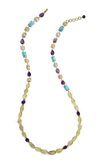 BOUNKIT JEWELRY Blue Quartz Amethyst Anita Necklace | Thumbnail 1 BOUNKIT JEWELRY Blue Quartz Amethyst Anita Necklace | Thumbnail 1