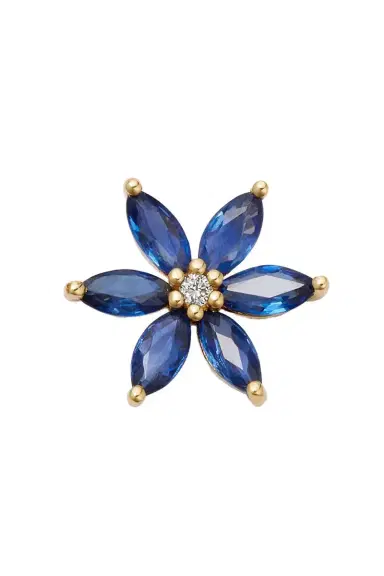 LOQUET Blue Sapphire Bloom Charm | Thumbnail 1 LOQUET Blue Sapphire Bloom Charm | Thumbnail 1