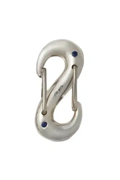 Marla Aaron Blue Sapphire Pushmipullyu Lock | Thumbnail 1 Marla Aaron Blue Sapphire Pushmipullyu Lock | Thumbnail 1