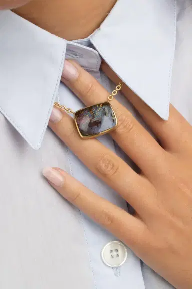 IRENE NEUWIRTH JEWELRY Boulder Opal Constellation Pegasus Necklace | Thumbnail 2 IRENE NEUWIRTH JEWELRY Boulder Opal Constellation Pegasus Necklace | Thumbnail 2