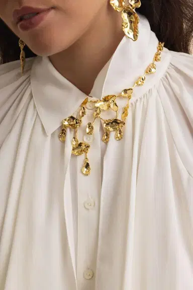 ALEXIS BITTAR Brut Mosaic Cascade Necklace | Thumbnail 3 ALEXIS BITTAR Brut Mosaic Cascade Necklace | Thumbnail 3