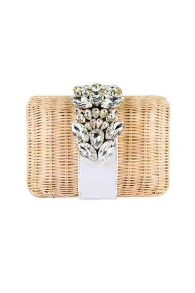 GEDEBE Capri Clutch - White | Thumbnail 1 GEDEBE Capri Clutch - White | Thumbnail 1
