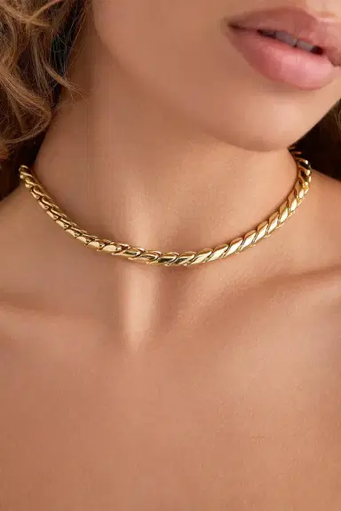 Jennifer Fisher Chelsea Chain Necklace | Thumbnail 2 Jennifer Fisher Chelsea Chain Necklace | Thumbnail 2