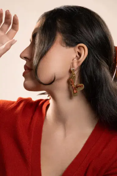 Gas Bijoux Coral Formentera Earrings | Thumbnail 2 Gas Bijoux Coral Formentera Earrings | Thumbnail 2