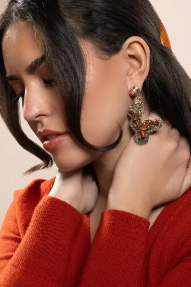 Gas Bijoux Coral Formentera Earrings | Thumbnail 4 Gas Bijoux Coral Formentera Earrings | Thumbnail 4
