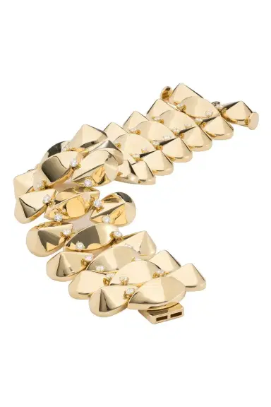 ALETTO BROTHERS Diamond Accent Gilded Echo Bracelet | Thumbnail 5 ALETTO BROTHERS Diamond Accent Gilded Echo Bracelet | Thumbnail 5
