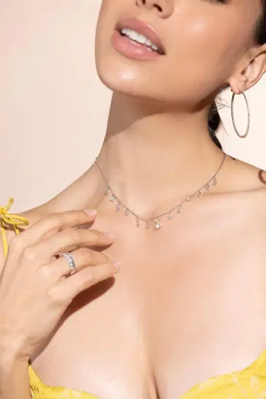 Suzanne Kalan Diamond Cascade Necklace | Thumbnail 2 Suzanne Kalan Diamond Cascade Necklace | Thumbnail 2