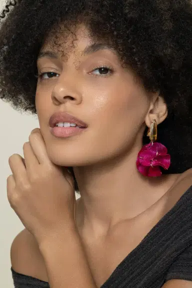 Silvia Furmanovich Diamond Citrine Pink Horse Mane Sphere Earrings | Thumbnail 4 Silvia Furmanovich Diamond Citrine Pink Horse Mane Sphere Earrings | Thumbnail 4