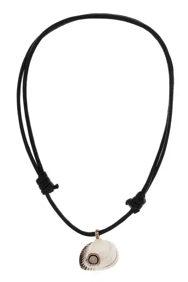 DEZSO BY SARA BELTRÁN Diamond Classic Edul Shell Necklace | Thumbnail 1 DEZSO BY SARA BELTRÁN Diamond Classic Edul Shell Necklace | Thumbnail 1