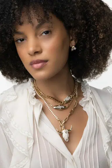 Uniform Object Diamond Curb Chain Necklace | Thumbnail 5 Uniform Object Diamond Curb Chain Necklace | Thumbnail 5