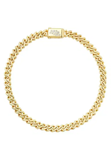 Uniform Object Diamond Curb Chain Necklace | Thumbnail 1 Uniform Object Diamond Curb Chain Necklace | Thumbnail 1