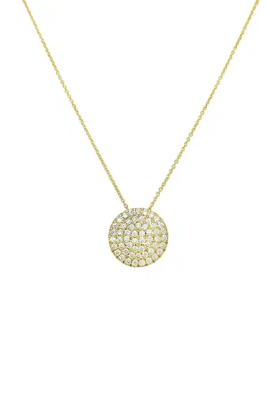 LISA NIK Diamond Disc Necklace | Thumbnail 1 LISA NIK Diamond Disc Necklace | Thumbnail 1