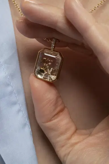 LOQUET Diamond Dragonfly Charm | Thumbnail 4 LOQUET Diamond Dragonfly Charm | Thumbnail 4