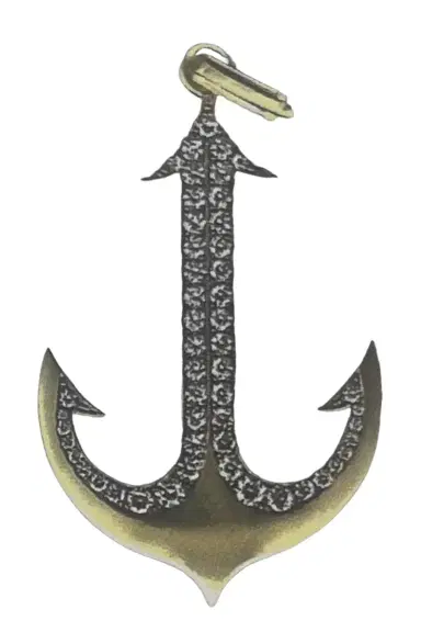 Sylva & Cie Diamond Large Anchor Pendant | Thumbnail 1 Sylva & Cie Diamond Large Anchor Pendant | Thumbnail 1