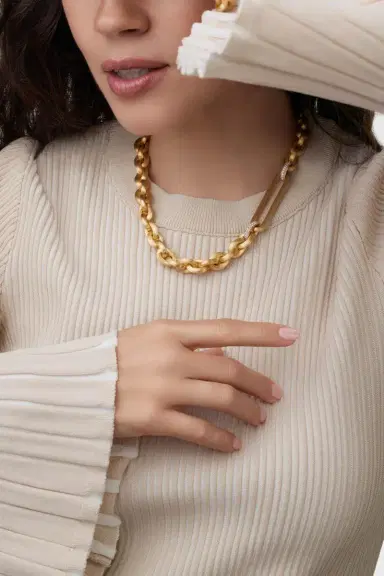 NANIS Diamond Link Necklace | Thumbnail 3 NANIS Diamond Link Necklace | Thumbnail 3