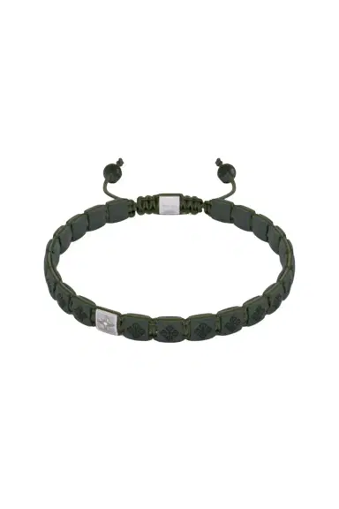 SHAMBALLA JEWELS Diamond Matte Green Lock Bracelet | Thumbnail 1 SHAMBALLA JEWELS Diamond Matte Green Lock Bracelet | Thumbnail 1