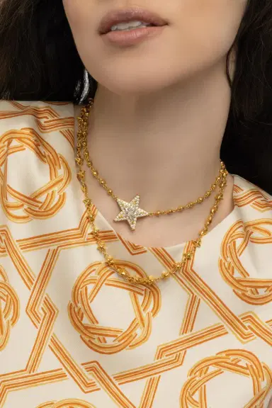 BUDDHA MAMA Diamond Mini Kite Star Necklace | Thumbnail 4 BUDDHA MAMA Diamond Mini Kite Star Necklace | Thumbnail 4