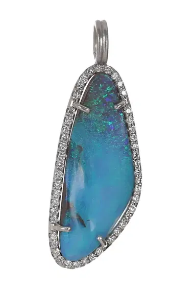 IRENE NEUWIRTH JEWELRY Diamond Opal Boulder Pendant | Thumbnail 1 IRENE NEUWIRTH JEWELRY Diamond Opal Boulder Pendant | Thumbnail 1
