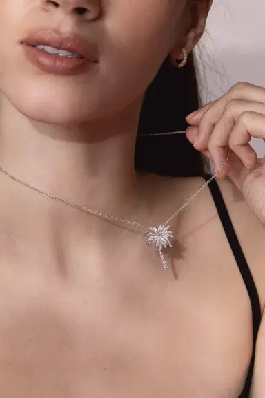 Anita Ko Diamond Palm Tree Necklace | Thumbnail 5 Anita Ko Diamond Palm Tree Necklace | Thumbnail 5