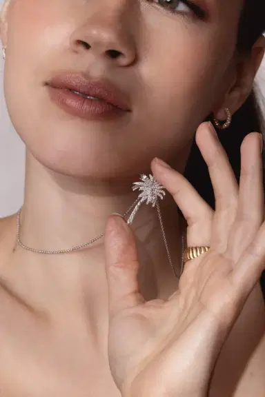 Anita Ko Diamond Palm Tree Necklace | Thumbnail 7 Anita Ko Diamond Palm Tree Necklace | Thumbnail 7