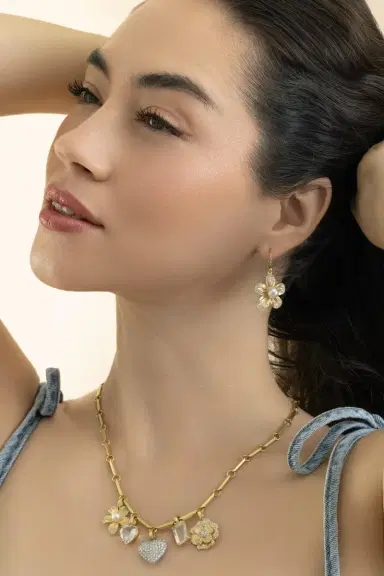 IRENE NEUWIRTH JEWELRY Diamond Pearl Blossom Flower Earrings | Thumbnail 3 IRENE NEUWIRTH JEWELRY Diamond Pearl Blossom Flower Earrings | Thumbnail 3